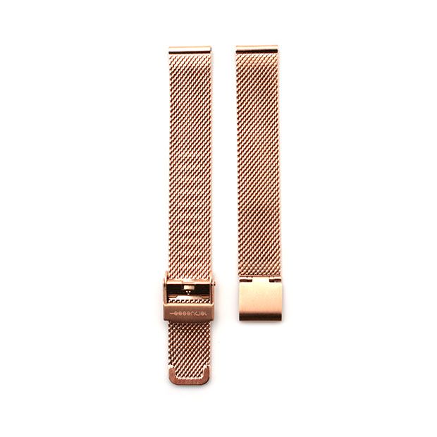 Bracelet Femme maille milanaise acier rosé